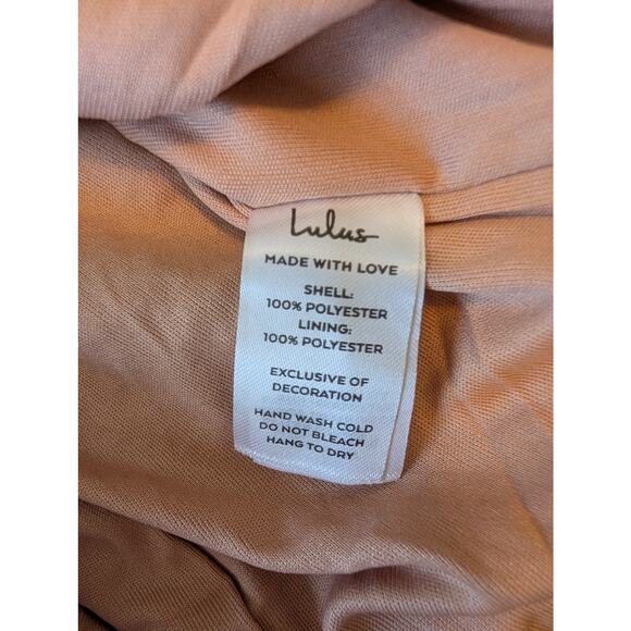 Lulus Bring It Rose Gold Sequin Bodycon Mini Dress NWT Medium Sold Out - Picture 10 of 10